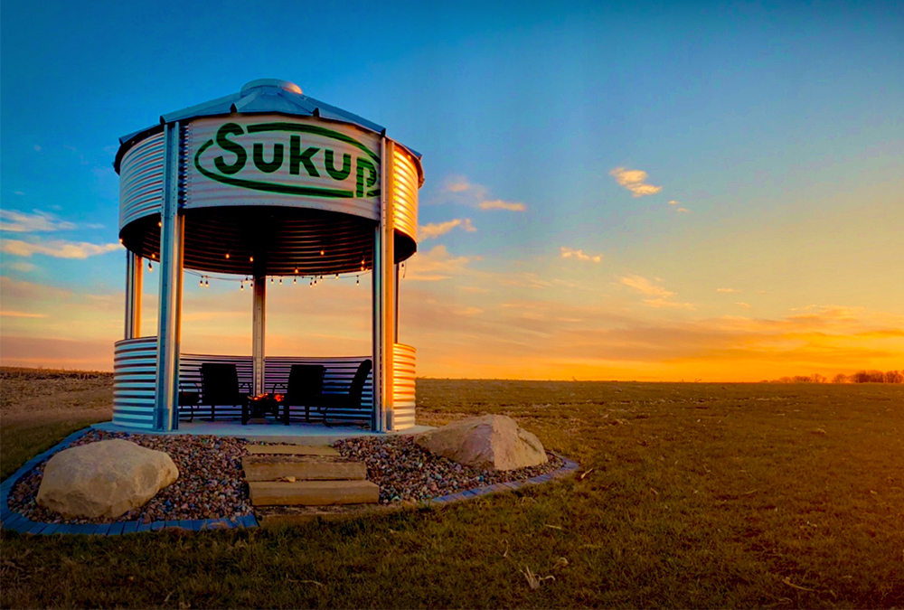 Grain Bin Themed Office Project