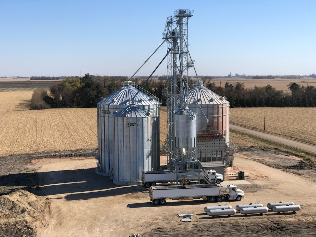 Grain Bin Themed Office Project