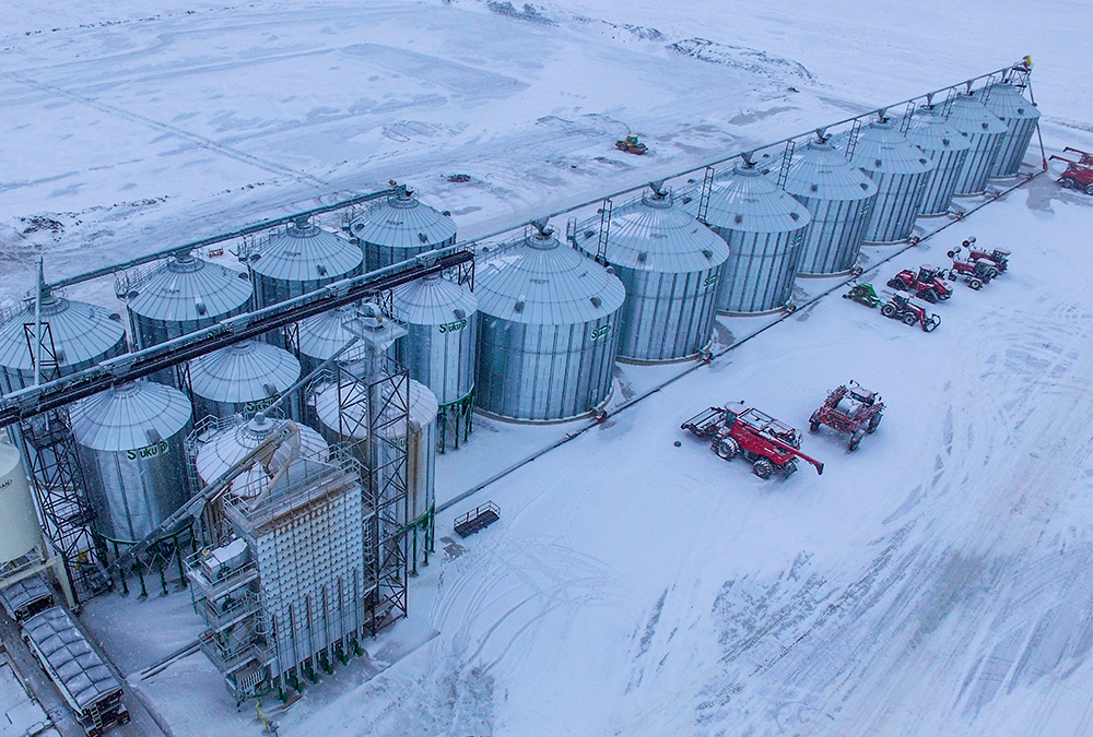 Grain Bin Themed Office Project